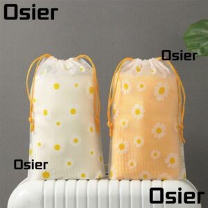 โอเซอร์ กระเป๋าหูรูดถุงเก็บรองเท้ากันฝุ่นโปร่งใสเสื้อผ้าที่ทนทาน การจาแนกประเภทความชื้นกันน้าเดินทางกระเป๋ารองเท้าเดินทางท่าทริป