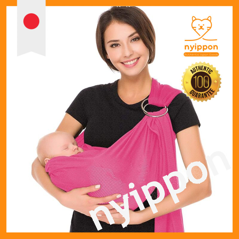 CUBY Lightweight Mesh Baby Sling Carrier for Infants Ideal for Newborns Front and Hip Carry Breathable Design for Summer and Water Play Pink CUBY Lightweight Mesh Baby Sling Carrier for Infants Ideal for Newborns Front and Hip Carry Breathable