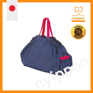 Marna Shupatto Compact Bag L Navy  Shupatto Easily Foldable Eco Bag Large Capacity Durable S419B