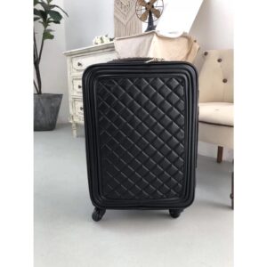 Chanel Trolley Case Premium Travel โลโก้ Rhombus 67 ซม Boarding Case