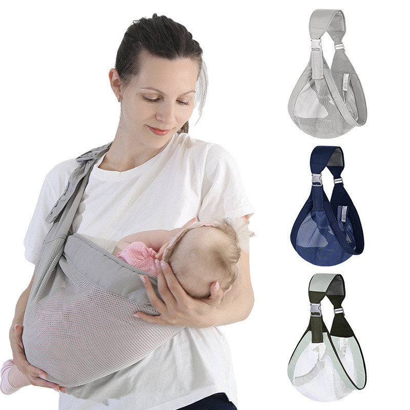 โรงงานขายตรงสลิงเด็กถือเครื่องมือที่มีประโยชน์เด็กด้านหน้าถือสลิงทารกทารกแรกเกิดที่เรียบง่ายตาข่ายระบายอากาศ ซซิล