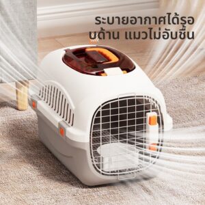 ร้อนขายแมวกล่องอากาศที่ถอดออกได้ออกนอกบ้านกระเป๋าแมวแบบพกพาที่มีซันรูฟสัตว์เลี้ยงแบบพกพา ซื้อกลับบ้าน กรง