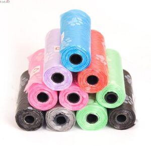 สัตว์เลี้ยงด้ามยาว Pooper Scoopers กระเป๋าแมวสุนัขพลาสติก Pick Up Poop Bag