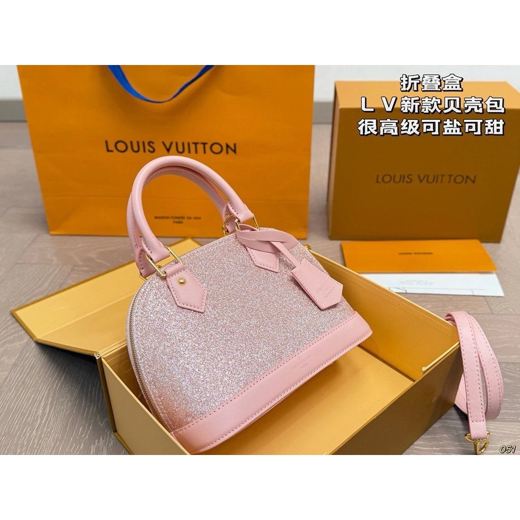 2024 สไตล์ใหม่พับกระเป๋าเชลล์หญิงฤดูร้อน Niche Design HighEnd Sense Salty หวานแบบพกพากระเป๋าขนาดเล็ก 24x17 ซมชายหาดวันหยุด Commuter AllMatch หญิงกระเป๋า