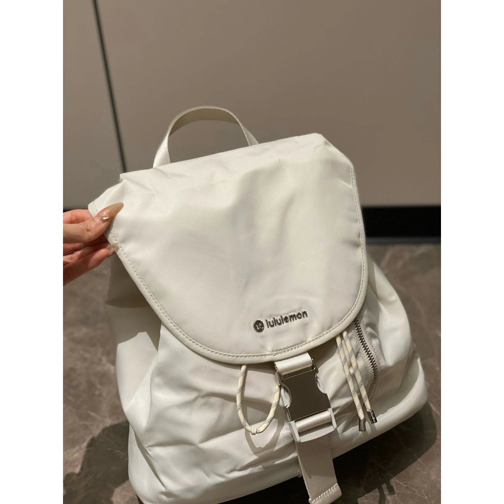 ลูลู บ้าน เชือกรูด กระเป๋าเป้สะพายหลังความจุขนาดใหญ่ถังกระเป๋าเป้สะพายหลังคู่กีฬากระเป๋าเป้สะพายหลังน้าหนักเบากระเป๋าเดินทางกันน้