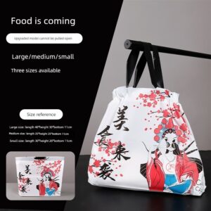 ถุงผ้าเล็ก ถุงผ้าหูรูด กระเป๋าหูรูดสำหรับซื้อกลับบ้านกระเป๋าหูรูดกระเป๋าแบบดึงกระเป๋าใส่อาหารและอาหารเชิงพาณิชย์โลโก้ Z