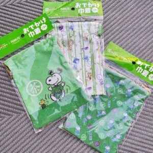 ถุงผ้าเชือกรูด Snoopy Peanuts สนู๊ปปี้ Suntory ของแท้ ญี่ปุ่น Japan