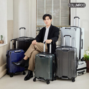 COLUMROO กระเป๋าเดินทางล้อลาก TSA Lock Premiums Luxury Luggage เดินทางได้รอบโลก W90