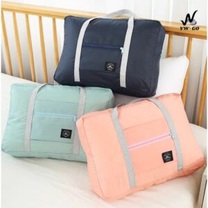 กระเป๋าเก็บสัมภาระ กระเป๋าเสริมเดินทาง กระเป๋าถือ น้ำหนักเบา ทนทาน ถุงเก็บสัมภาระ พับเก็บได้ พกพาสะดวก G3162