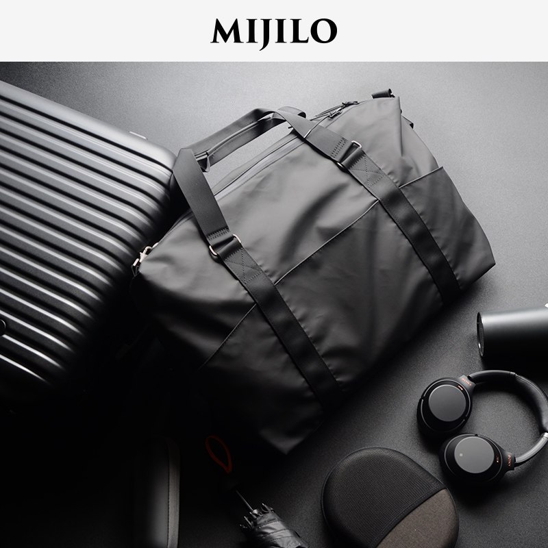 MIJILO กระเป๋าเดินทางหรูหรา 32 ลิตร สำหรับผู้ชาย ผู้หญิง น้ำหนักเบา ขนาดใหญ่ กระเป๋าเดินทางสั้น กระเป๋าออกกำลังกาย