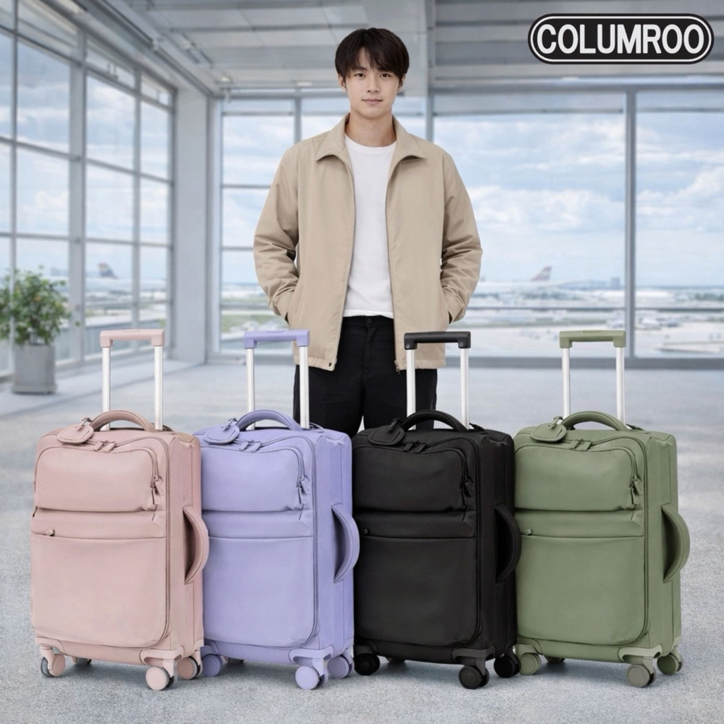 COLUMROO กระเป๋าเดินทาง Soft Case UltraLight กระเป๋าผ้า Oxford กันน้ำได้น้ำหนักเบาST11