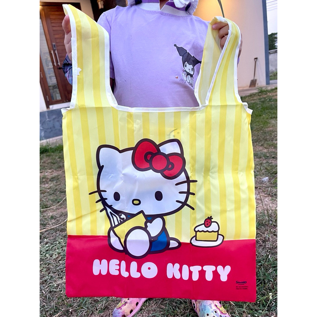 ของแถมกระเป๋าช็อปปิ้งพับได้ลายคิตตี้