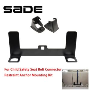 SADE รถสลักอินเทอร์เฟซ Mount Bracket เด็กความปลอดภัยที่นั่ง Latch Bracket สาหรับ ISOFIX Interface Restraint Anchor ชุดติดตั้ง