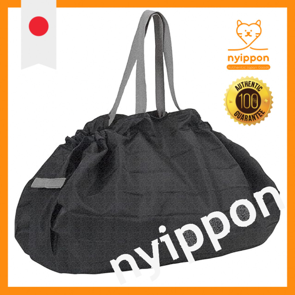 Marna Shupatto Compact Bag M Black Shupatto Easily Foldable Eco Bag Foldable Durable S411E