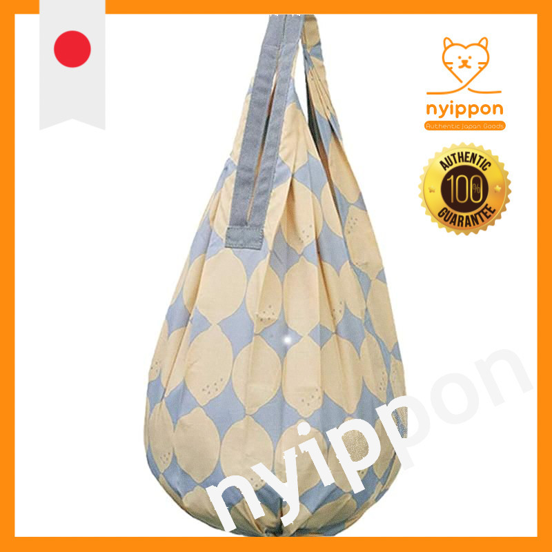 Marna Shupatto Compact Bag Drop Lemon Eco Bag Shupatto Foldable Vertical Drop Durable S460LE