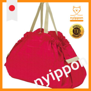 Marna Shupatto Compact Bag L Red Shupatto Foldable Eco Bag Large Capacity Durable S419A