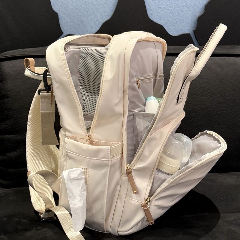 ALAMOM Mommy Bag Mother Baby กระเป๋าเป้สะพายหลังน้าหนักเบาความจุขนาดใหญ่แฟชั่นสไตล์ใหม่ Outing Multifunctional Daddy Mommy Bag x