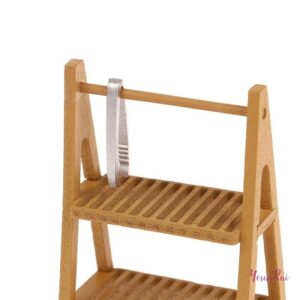 YosunRui 1 ชุด 112 Dollhouse Miniature ชั้นวางขนมปังชั้นวางเค้กกล่องเก็บตะกร้า Wเบเกอรี่คลิปฉากตกแต่งตุ๊กตาเครื่องใช้ในบ้านใหม่