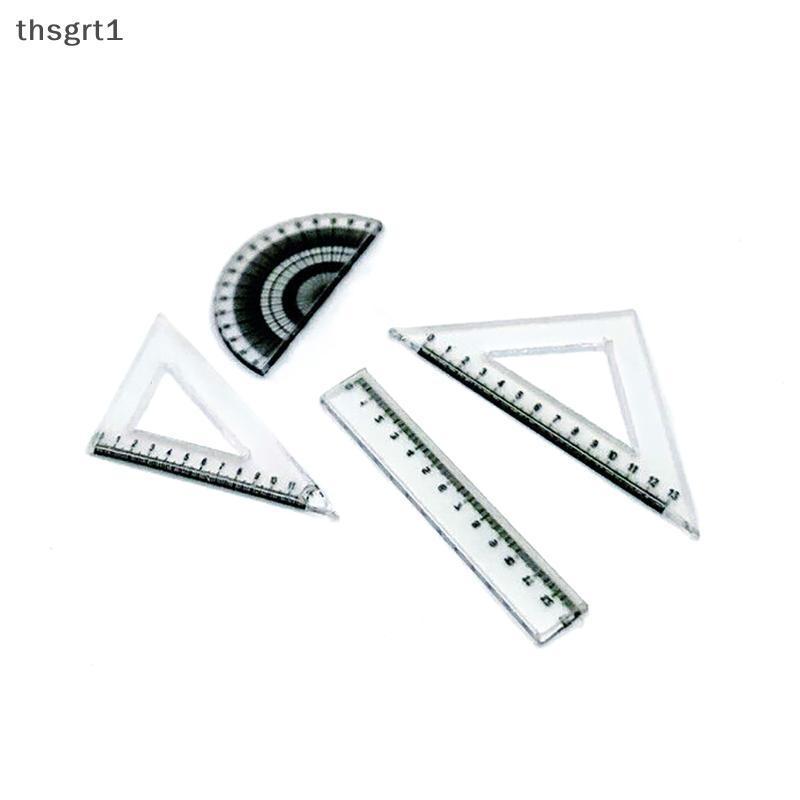 TG1 4 ชิ้น 112 Dollhouse Miniature Drawing ชุดเครื่องมือบ้านตุ๊กตาอุปกรณ์เสริม TH