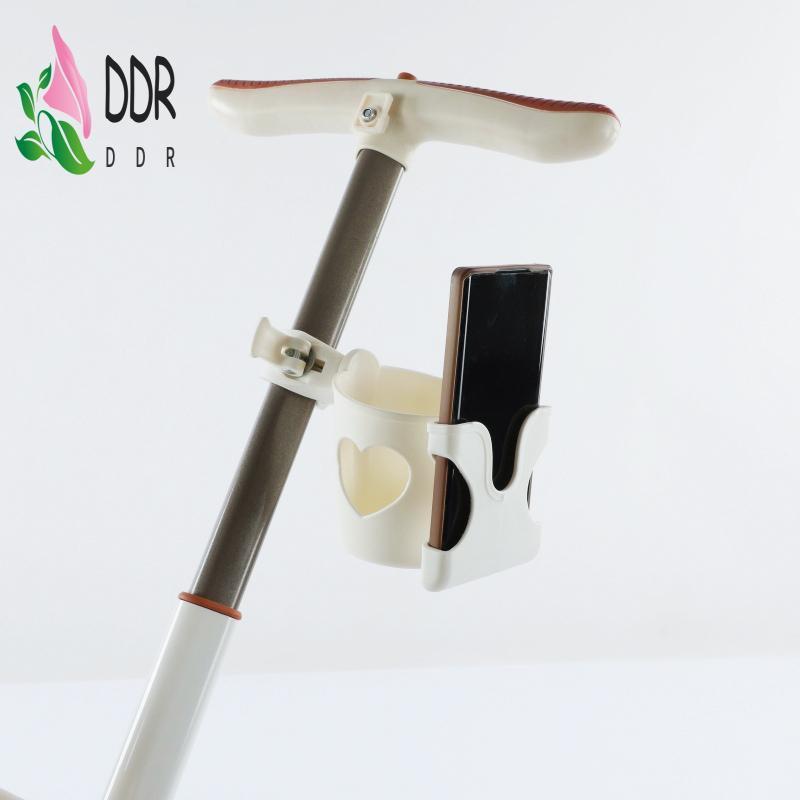 ที่วางโทรศัพท์ถ้วยรถเข็นเด็ก แท่นยึดขวดน้าหนักเบาแบบพกพาสาหรับรถเข็นจักรยาน