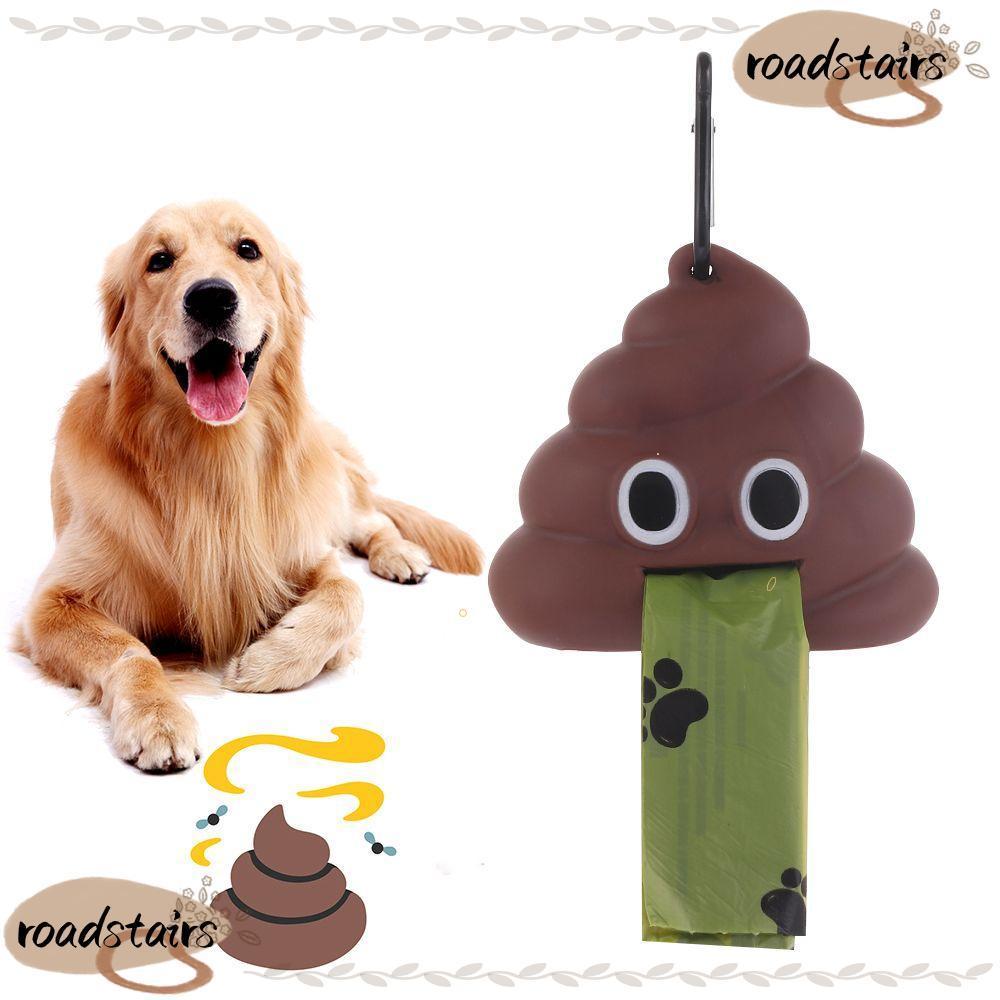 RODSAIRS เครื่องจ่ายถุงขยะสัตว์เลี้ยงอุปกรณ์สัตว์เลี้ยงแบบพกพา Picker เครื่องมือทาความสะอาดกล่องเก็บ Poop กระเป๋าเครื่องจ่ายสุนัข