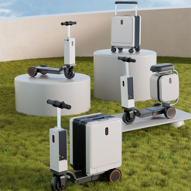 ไฟฟ้าหด67เซนติเมตรกระเป๋าเดินทางขี่จักรยานเดินทางขึ้นเครื่องสมาร์ทขึ้นเครื่องกระเป๋าเดินทาง