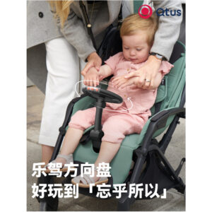 คู่ 11 Qtus Qtus Q1 รถเข็นเด็กสามารถนั่งโกหกน้าหนักเบาพับได้ Boarding Fat Baby Wide Cockpit 2026 Series