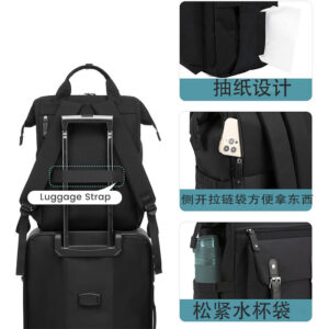 กระเป๋าเป้สะพายหลังความจุขนาดใหญ่ไหล่กระเป๋าเป้สะพายหลังกระเป๋าเครื่องสาอางมูลค่าสูงมัลติฟังก์ชั่กระเป๋าเดินทางกระเป๋าเด