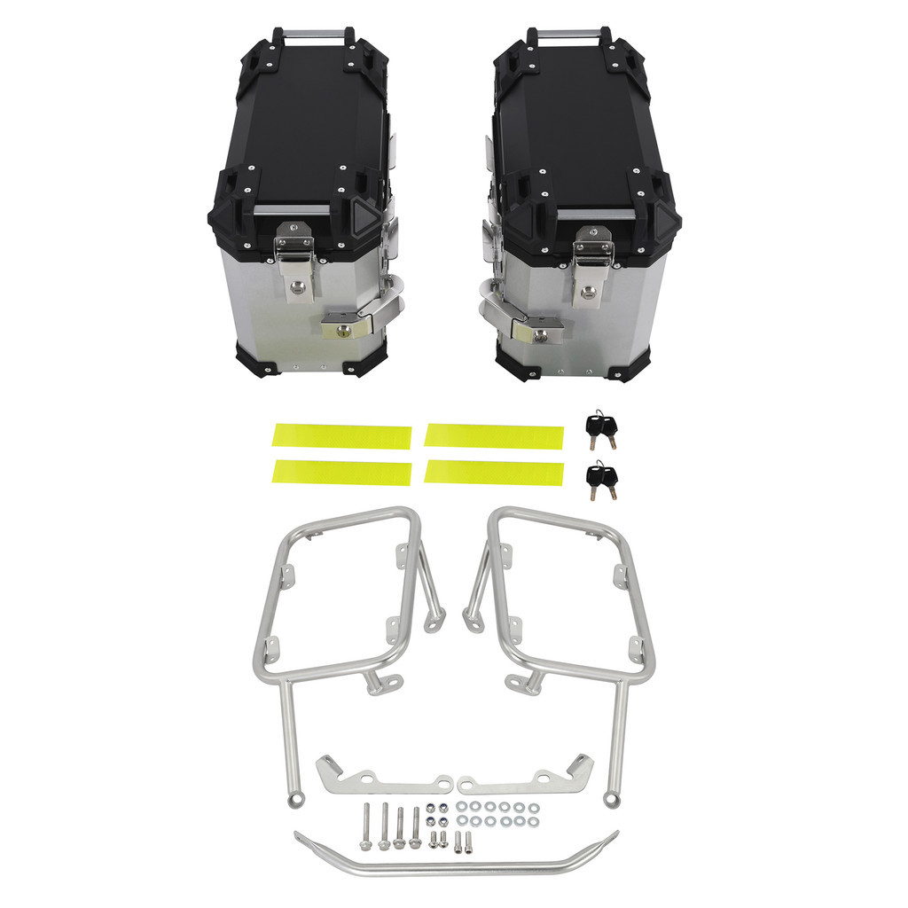 Lกระเป๋าข้างขนาด 36 ลิตร พร้อมชุดแร็คสำหรับติดตั้ง ใช้ได้กับรถ BMW R1300GS ปี 20232025 24 25