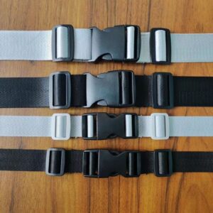 เงินสีเทาเด็กเด็กเก้าอี้รับประทานอาหารเข็มขัดนิรภัยรถเข็นที่นั่งเด็กสองจุดคงที่สายรัดรถเข็นเด็กอุปกรณ์เสริม