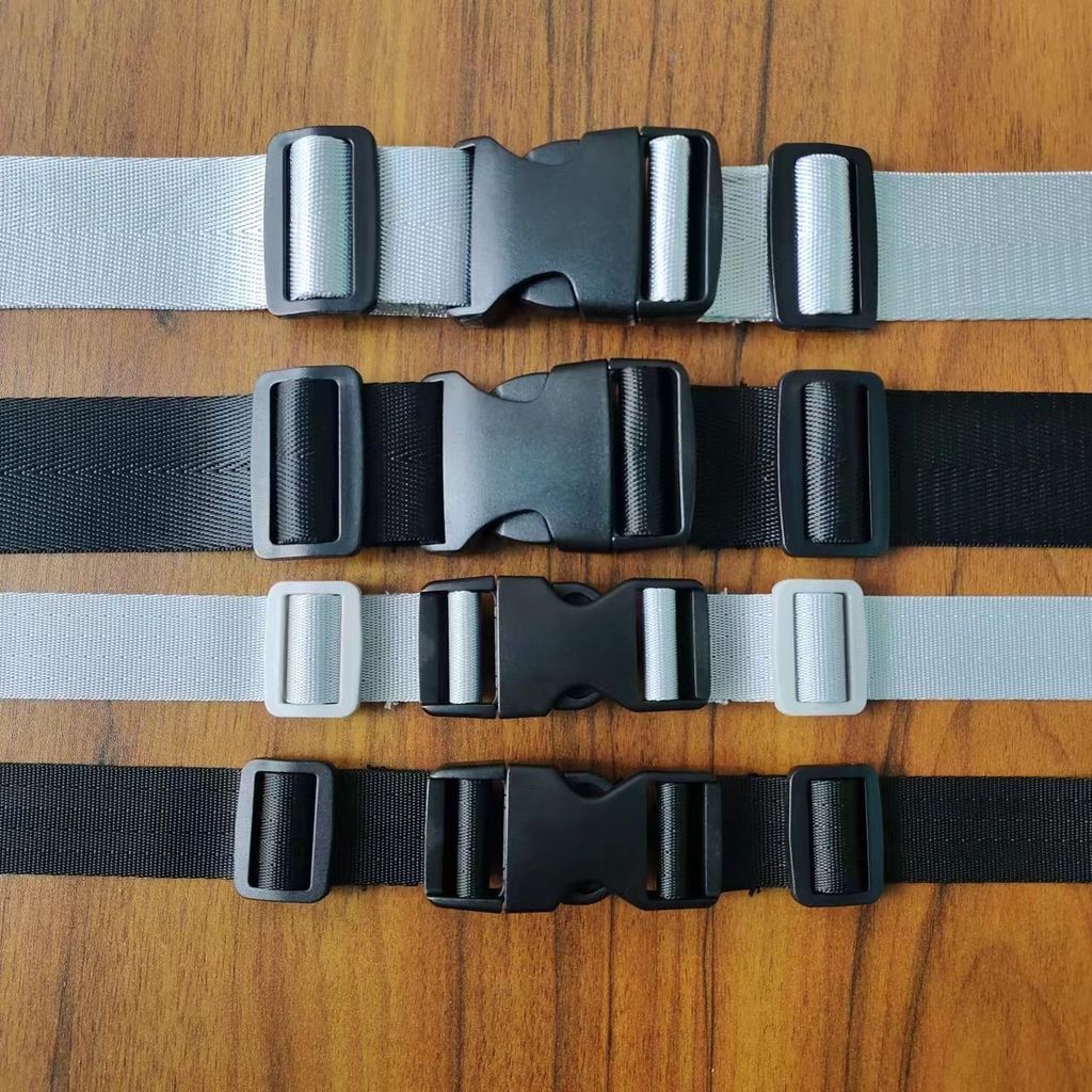 เงินสีเทาเด็กเด็กเก้าอี้รับประทานอาหารเข็มขัดนิรภัยรถเข็นที่นั่งเด็กสองจุดคงที่สายรัดรถเข็นเด็กอุปกรณ์เสริม