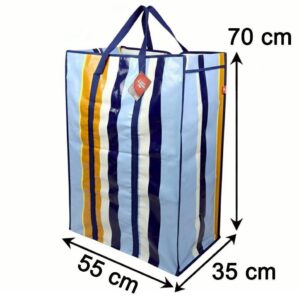 ถุงกระสอบอเนกประสงค์ไซส์ใหญ่ รุ่นเคลือบลามิเนต กันน้ำ มีสีกรมและสีคละ เลือกขนาดได้