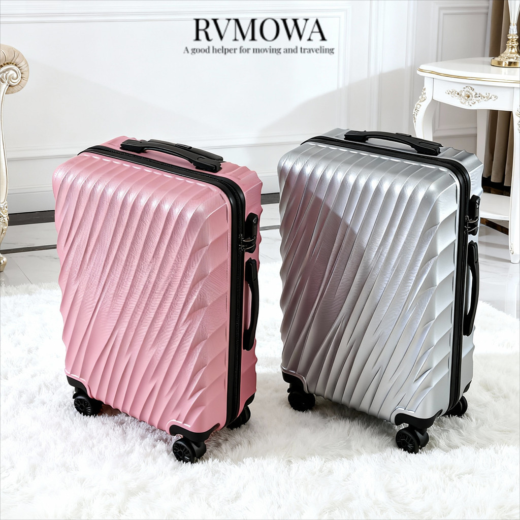 RVMOWA จัดส่งในวันเดียวกันจากประเทศไทย Newupgraded 2025กระเป๋าเดินทาง มีล้อลาก แบบซิปรูด กระเป๋าล้ลากใส่ของ 20 24นิ้ว