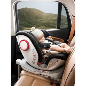 สไตล์ใหม่ Pro07 ปี เบาะนั่งนิรภัยสาหรับเด็ก รถ isofix หมุนได้ 360 องศา Baby