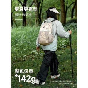 ถุงปีนเขาฤดูร้อนน้าขับไล่เดินทางกระเป๋าเป้สะพายหลังพับกระเป๋าเป้สะพายหลังแบบพกพาแสงป้องกันการปีนป่ายกลางแจ้งรูปแบบใหม่ชายผิวเยอรมันหญิง IRV4