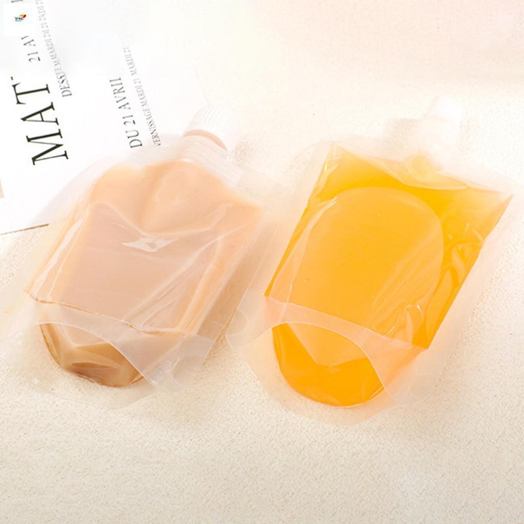 สัตว์เลี้ยง กระเป๋าใส่เครื่องดื่มแบบใช้แล้วทิ้งฝาเกลียว ตู้แช่แข็งถุงสมูทตี้ที่ปลอดภัยสาหรับเหตุการณ์ท่องเที่ยว