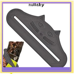 NULLABY Cat Treat Squeezer Cat Shape กันน้า Cat Treat Feeder ช้อน แบบพกพาบีบเครื่องมือนากลับมาใช้ใหม่ปรับอาหารแมวกระเป๋า Squeezer สาหรับแมวอาหารสัตว์เลี้ยงเหลว