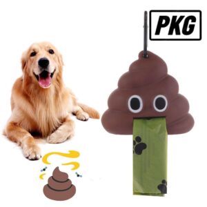 REPKG เครื่องจ่ายถุงขยะสัตว์เลี้ยง Fecal Shape Excrement ถุงขยะอุปกรณ์สัตว์เลี้ยง Carrier Holder เครื่องมือทาความสะอาดเครื่องจ่ายสุนัข