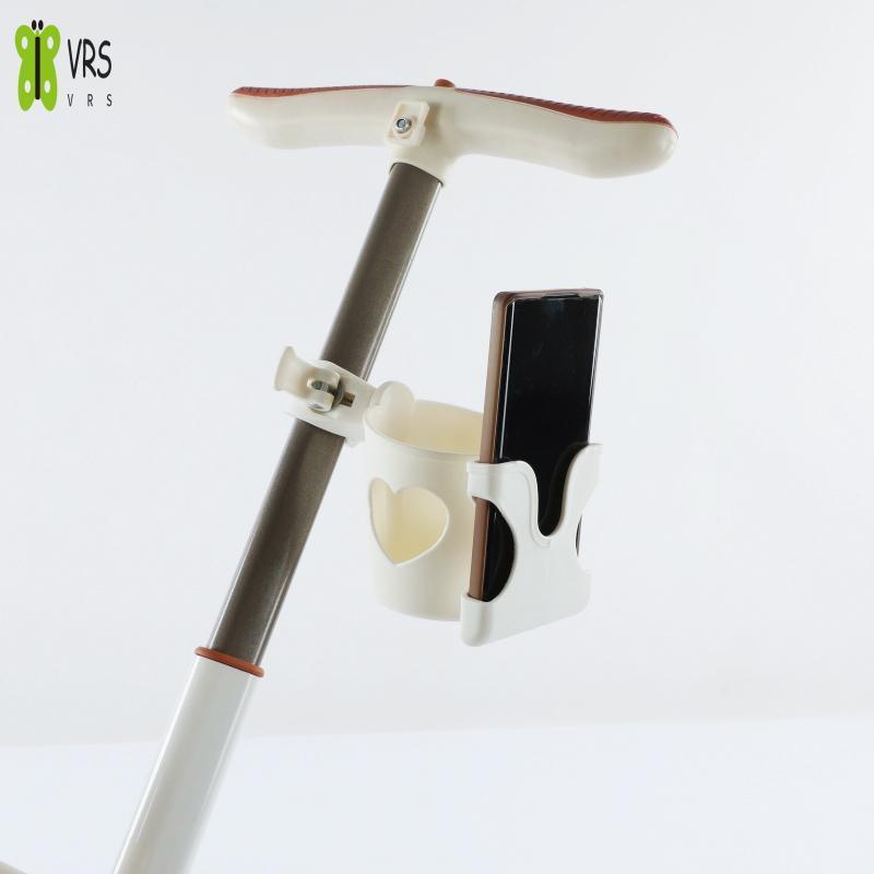 ที่วางโทรศัพท์ถ้วยรถเข็นเด็ก แท่นยึดขวดน้าหนักเบาแบบพกพาสาหรับรถเข็นจักรยาน