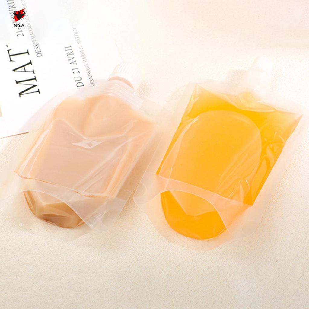 สัตว์เลี้ยง กระเป๋าใส่เครื่องดื่มแบบใช้แล้วทิ้งฝาเกลียว ตู้แช่แข็งถุงสมูทตี้ที่ปลอดภัยสาหรับเหตุการณ์ท่องเที่ยว