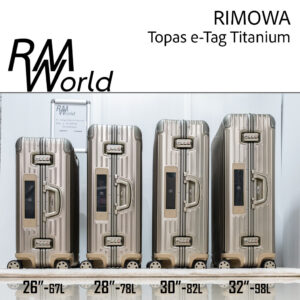 RIMOWA Topas etag Titanium checkin Original Aluminum Suitcase  กระเป๋าเดินทางริโมว่า 26283032