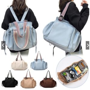 กระเป๋าเดินทางสตรี กระเป๋าถือใหญ่ ความจุเยอะ 2026 หลายช่อง เก็บของเป็นระเบียบ