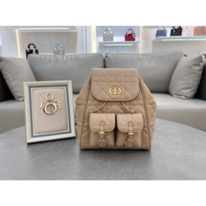 Luxury Quilted Backpack หนังแท้ 23267125 cm กระเป๋าเป้ควิลท์งานพรีเมียม หนังแท้ พร้อมกล่องครบชุด