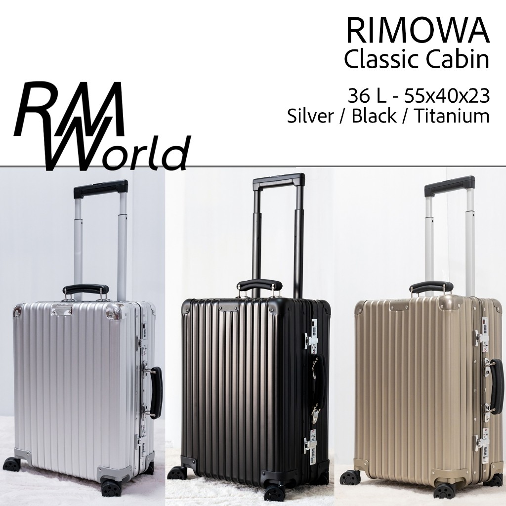 RIMOWA Classic Cabin CarryOn Luggage Cabin Size กระเป๋าเดินทางริโมว่า รุ่นคลาสสิค สำหรับถือขึ้นเครื่อง