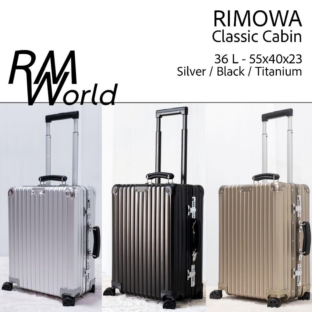 RIMOWA Classic Cabin CarryOn Luggage กระเป๋าเดินทางริโมว่า รุ่นคลาสสิค สำหรับถือขึ้นเครื่อง