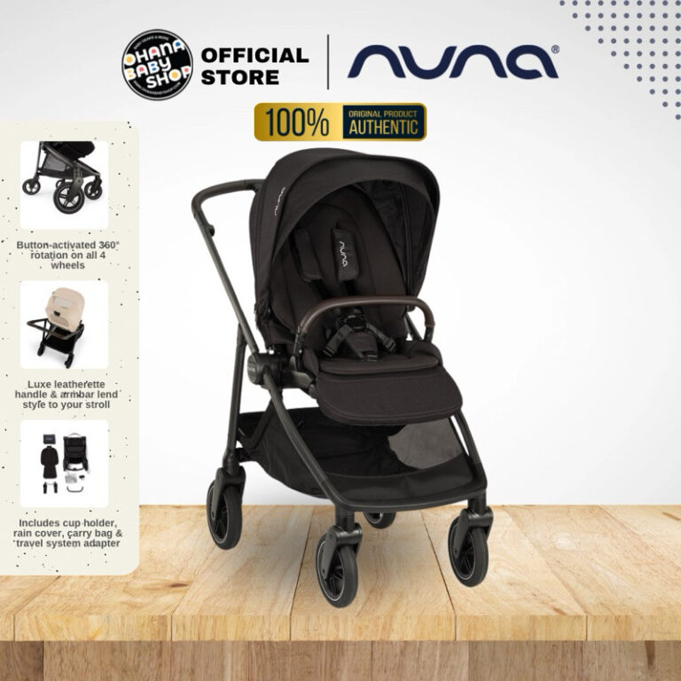 Nuna SWIV รถเข็นเด็กหมุนได้ 360 องศา พรีเมี่ยม  รถเข็นเด็กหันหน้าไปทางสองทาง  รถเข็นน้าหนักเบาคาร์บอนไฟเบอร์