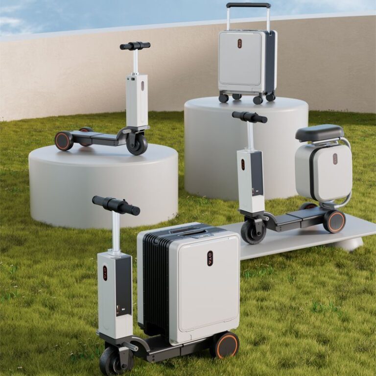 ไฟฟ้าหด67เซนติเมตรกระเป๋าเดินทางขี่จักรยานเดินทางขึ้นเครื่องสมาร์ทขึ้นเครื่องกระเป๋าเดินทาง