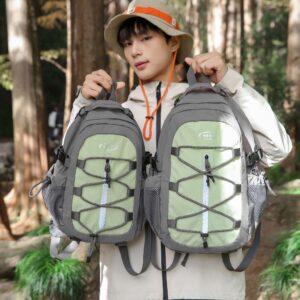 กระเป๋าเป้สะพายหลังเดินทางกลางแจ้งความจุขนาดใหญ่เดินป่ากีฬากระเป๋าเป้สะพายหลังกระเป๋าเดินป่านักเรียนชายทุกการแข่งขันพร็อพกระเป๋านักเรียนสา