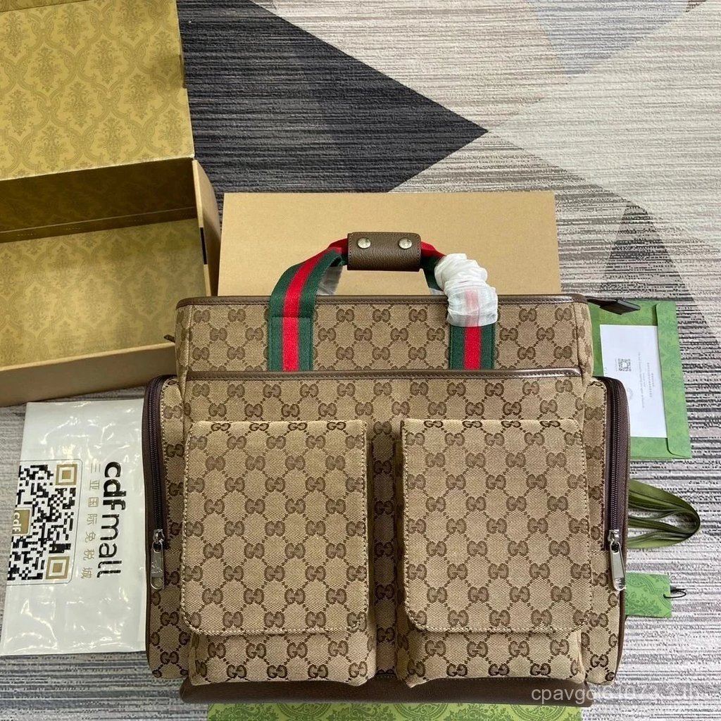 Top Match 2024 สไตล์ใหม่คลาสสิก Series Mother Baby Bag Mommy Bag Tote Bag Commuter Bag Casual Briefcase กระเป๋าถือขนาดใหญ่ถุงช้อปปิ้ง 40 ซม