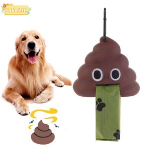 TOBE1 Poop Bag แบบพกพา Picker อุปกรณ์สาหรับสัตว์เลี้ยง Excrement Poop กระเป๋าถุงขยะสุนัข Dispenser